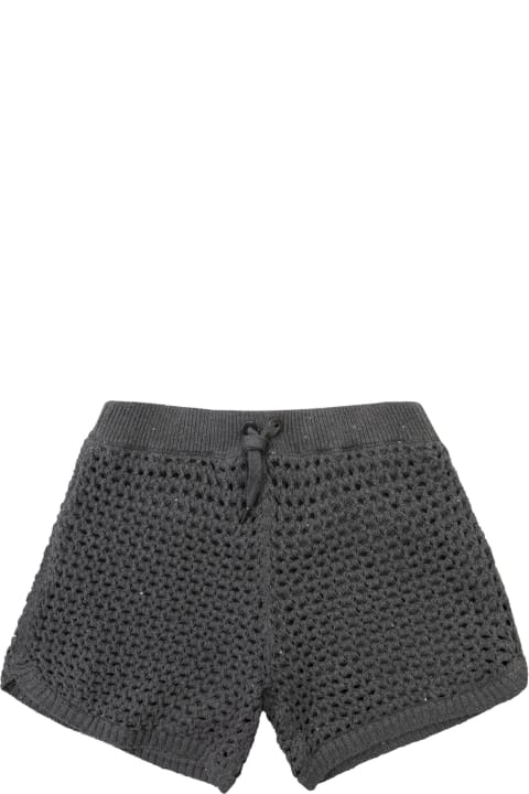Fashion for Women Brunello Cucinelli Dazzling Cotton Knit Shorts