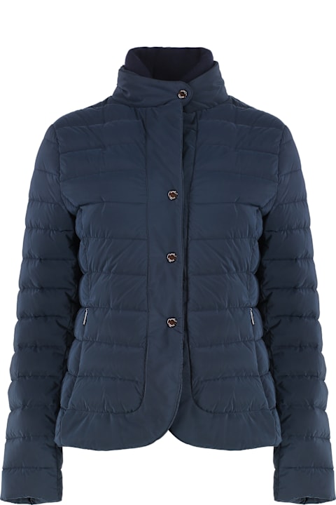 Homeware Moorer Elene Snap Button Fastening Down Jacket