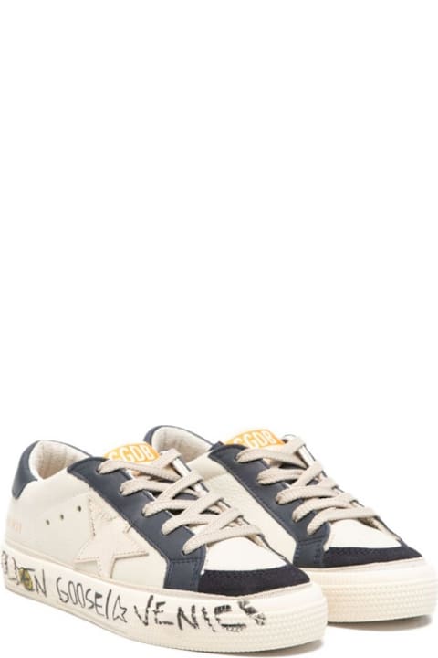 Golden Goose May Nabuk Upper And Vamp Suede Toe Leather Tongue And Heel Laminated Star Signature Foxing