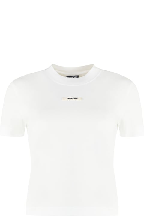 Jacquemus for Women Jacquemus Gros Grain Cotton Crew-neck T-shirt