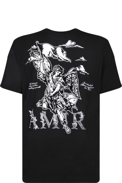 Fashion for Men AMIRI Black T-shirt With Logo Detail