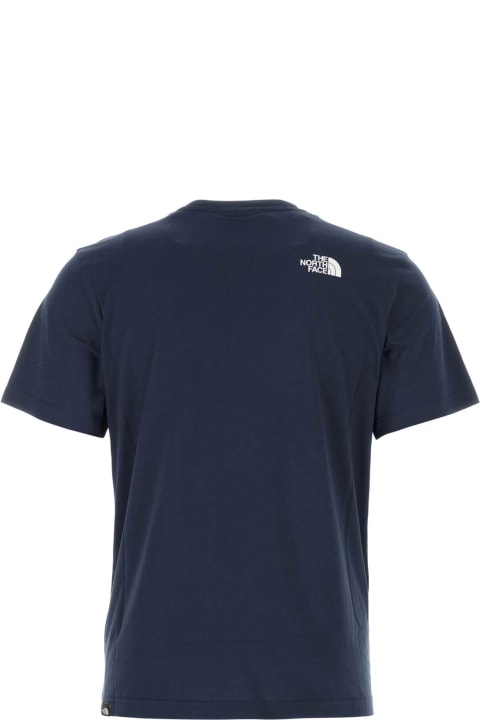 The North Face for Men The North Face Navy Blue Cotton T-shirt