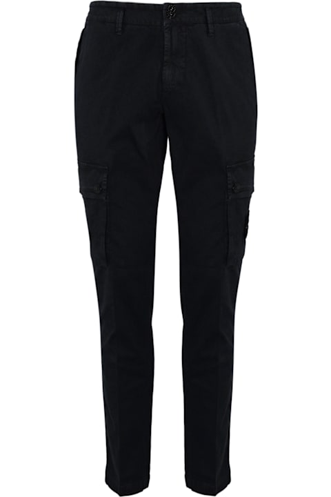 Stone Island for Men Stone Island 301l1 Cargo Trousers In Twill