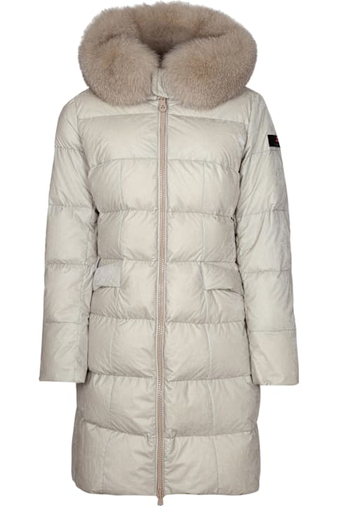 Peuterey Coats & Jackets for Women Peuterey Mandie Nylon Down Jacket Sesame Color