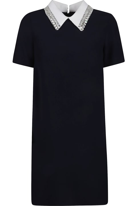 Fashion for Women N.21 Mid-length Embellished Collar Dress
