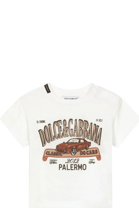 Dolce & Gabbana for Baby Girls Dolce & Gabbana T-shirt With Logo