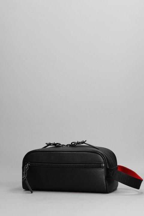 Bags for Men Christian Louboutin Blaster Clutch In Black Leather
