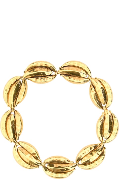 قلادات معدنية لـ السيدات Chloé Gold Metal Chloã© Bananas Necklace