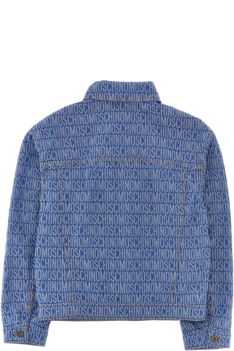 ガールズ Moschinoのコート＆ジャケット Moschino 'logo' Denim Jacket