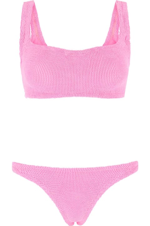 Fashion for Women Hunza G Fluo Pink Stretch Nylon Bikini