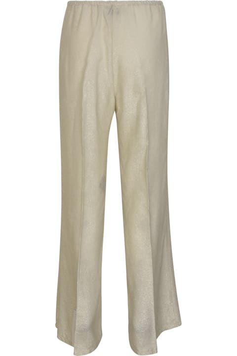 Forte_Forte Pants & Shorts for Men Forte_Forte Elastic Waist Glitter Embellished Trousers