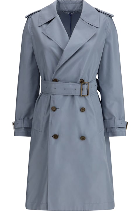 Burberry for Women Burberry Silk Long Trench Coat