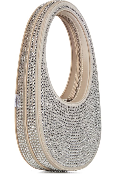 Coperni for Women Coperni Crystal-embellished Mini Swipe Handbag