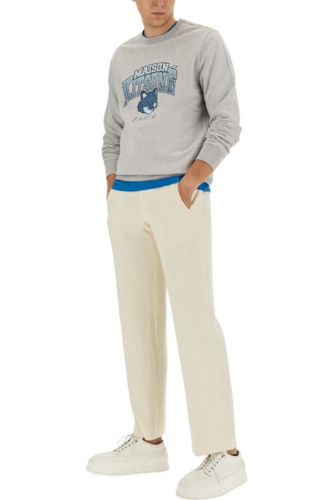 インテリア Maison Kitsuné Sweatshirt With Logo Print