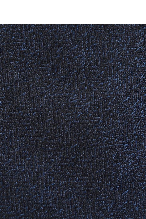 Canali for Men Canali Dark Blue Silk Tie