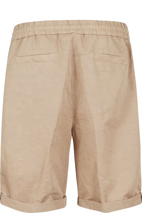 Pants for Men Brunello Cucinelli Linen Blend Bermuda Shorts