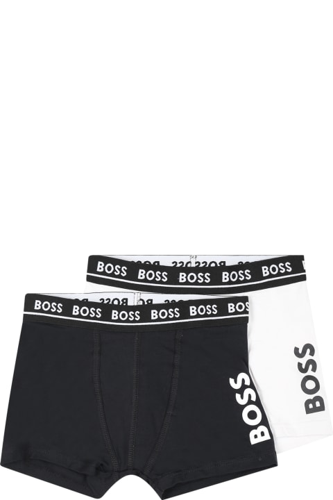 Underwear for Boys Hugo Boss Multicolor Set For Boy With Logo