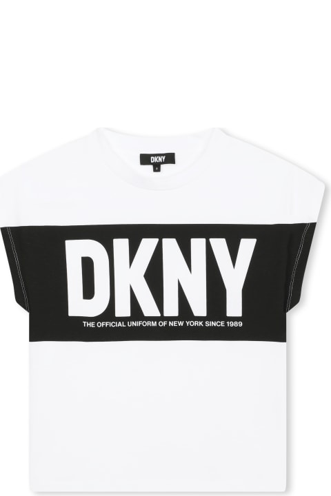 ガールズ DKNYのトップス DKNY T-shirt With Logo