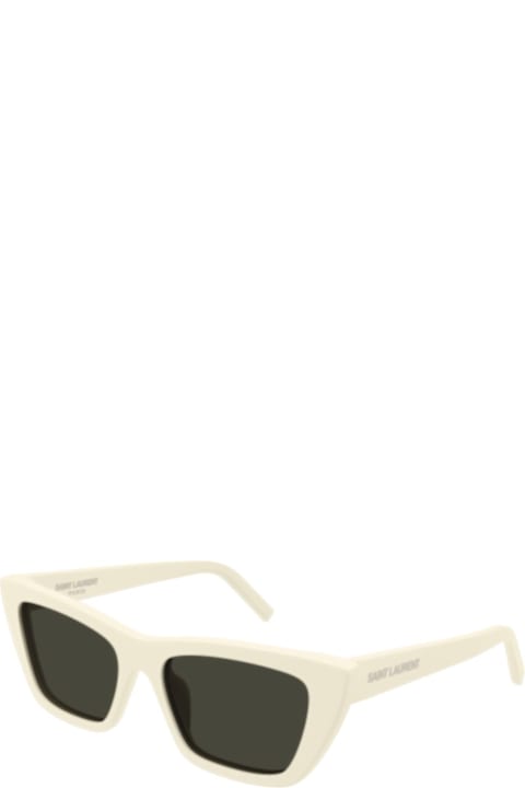 Homeware Saint Laurent Eyewear Sl 276 Mica056-ivory-ivory-grey