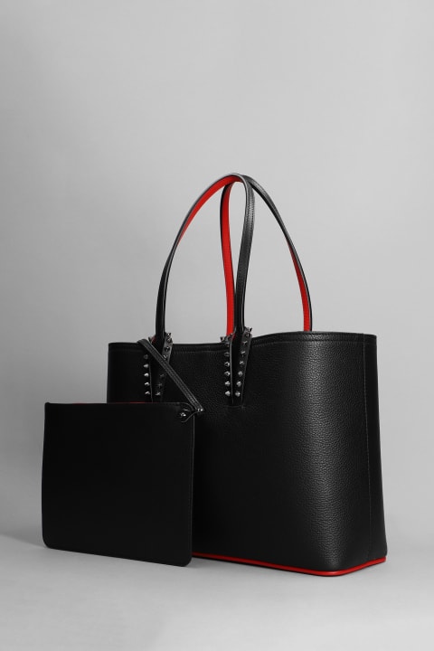 Christian Louboutin حقائب توتي لـ السيدات Christian Louboutin Cabata Tote In Black Leather