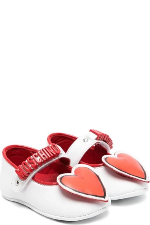 Moschino Shoes for Baby Boys Moschino Ballerine Con Applicazione