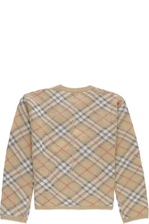 Burberry سترات وبلوزات ثقيلة لـ بنات Burberry Bethane Cardigan