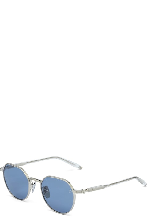 Akoni Eyewear for Men Akoni Themis - Brushed Silver / Crystal Clear Sunglasses