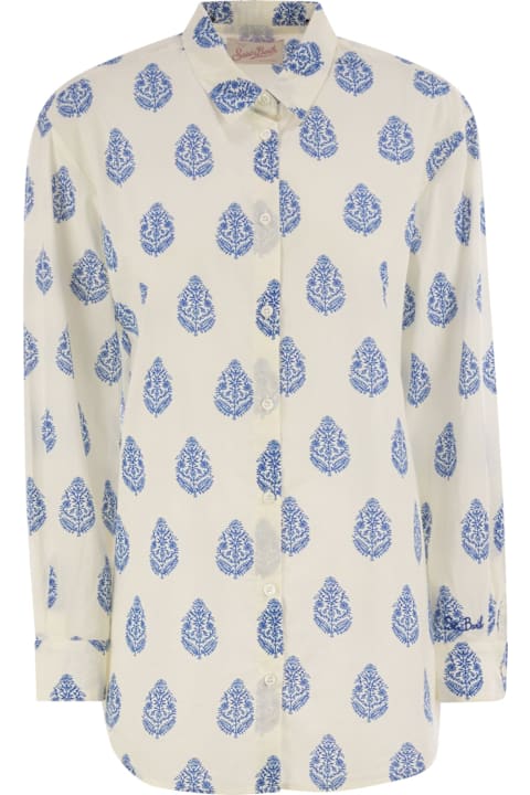 MC2 Saint Barth Topwear for Women MC2 Saint Barth Brigitte - Shirt With Paisley Pattern
