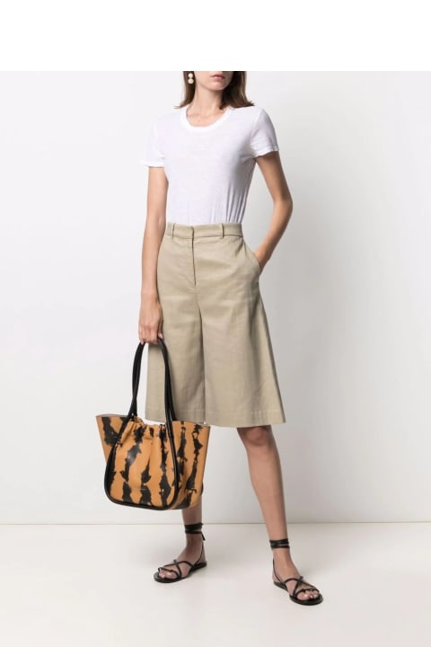 James Perse Clothing for Women James Perse Sheer Scub Crew Nwck Tee
