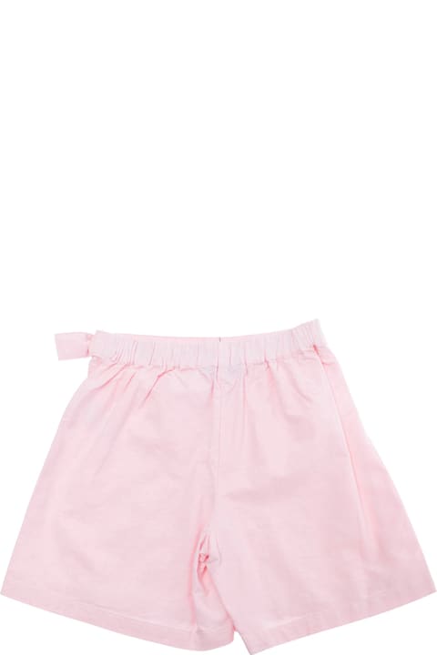 أدوات منزلية Polo Ralph Lauren Pink Shorts With Embroidered Pony And Pleated Details On The Front In Cotton Girl