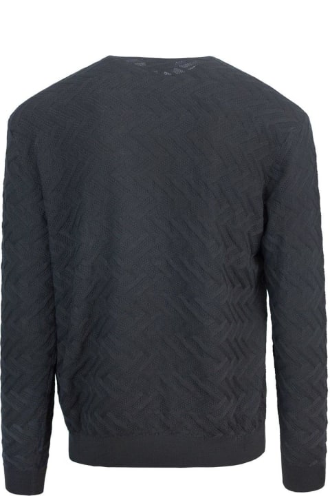 Emporio Armani Sweaters for Men Emporio Armani Long-sleeved Crewneck Jumper