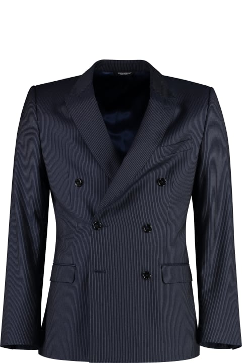 Dolce & Gabbana Suits for Men Dolce & Gabbana Martini Virgin Wool Two-piece Suit