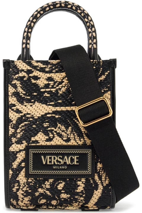 Versace Bags for Men Versace Mini Athena Barocco Tote Bag