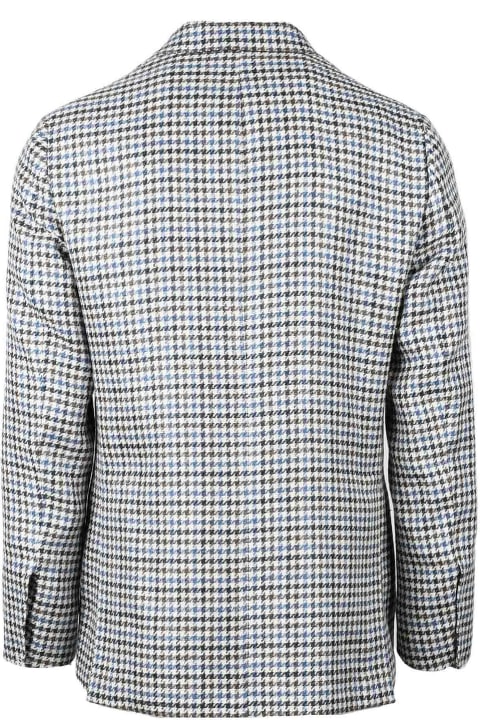 Men's Blue / Beige Blazer