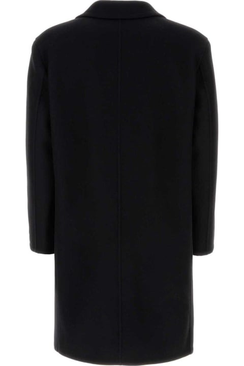 Valentino Garavani Coats & Jackets for Men Valentino Garavani Single-breaasted Long-sleeved Coat
