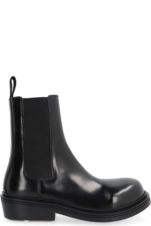 Fireman Leather Chelsea Boots