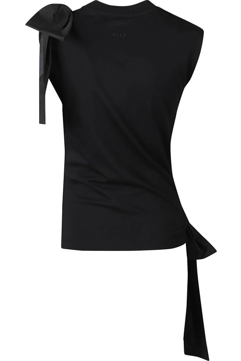 Fashion for Women MSGM Bow Detail T-shirt