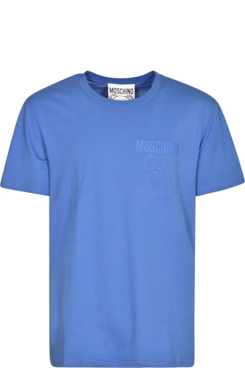 Moschino for Men Moschino Bear Logo Embroidered T-shirt