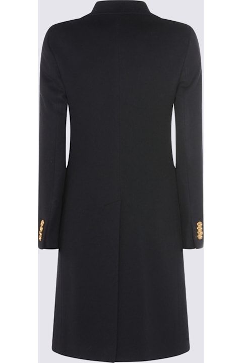 Homeware Tagliatore Dark Blue Wool Coat