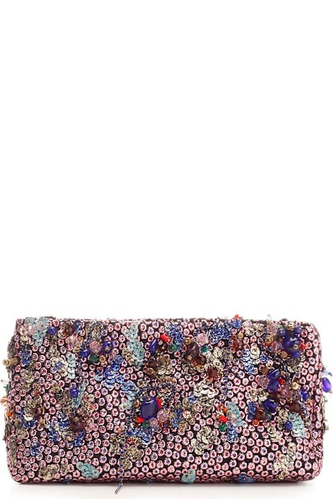 Dries Van Noten Clutches for Women Dries Van Noten Jacquard Clutch