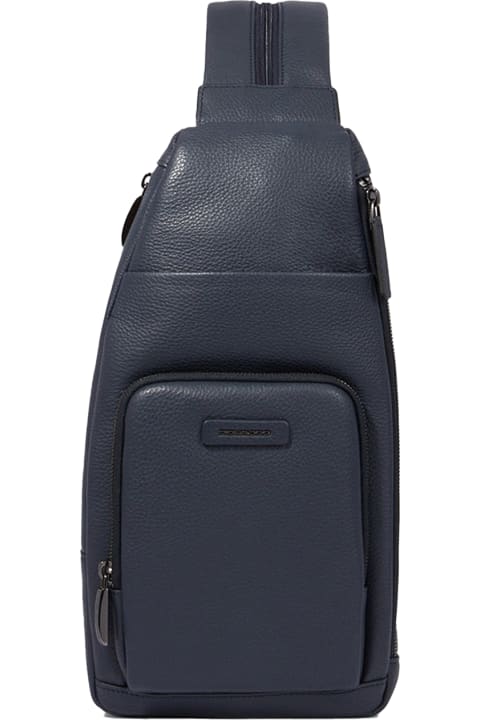 Piquadro Belt Bags for Men Piquadro Shoulder Bag For Ipad Mini, Portable As A Backpack