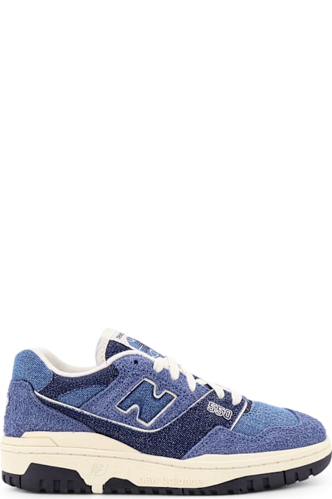 أدوات منزلية New Balance 550 Denim And Suede Sneakers
