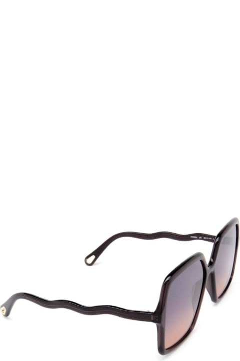 ウィメンズ Chloé Eyewearのアイウェア Chloé Eyewear Rectangle Frame Sunglasses