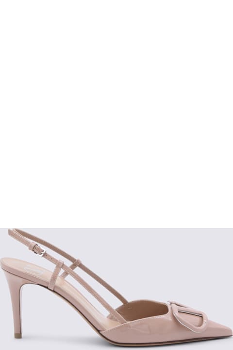 Valentino Garavani Rose Cannelle Leather Vlogo Signature Pumps