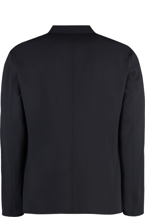Giorgio Armani Coats & Jackets for Men Giorgio Armani Single-breasted Virgin Wool Jacket