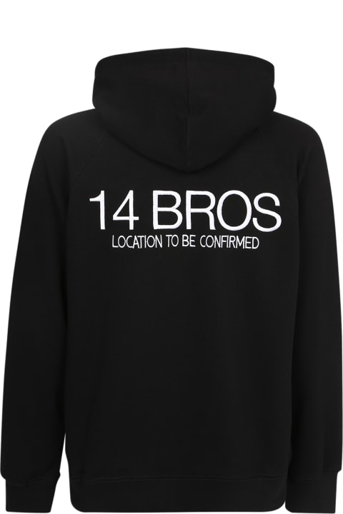 14 Bros Fleeces & Tracksuits for Men 14 Bros Logo Drawstring Hoodie