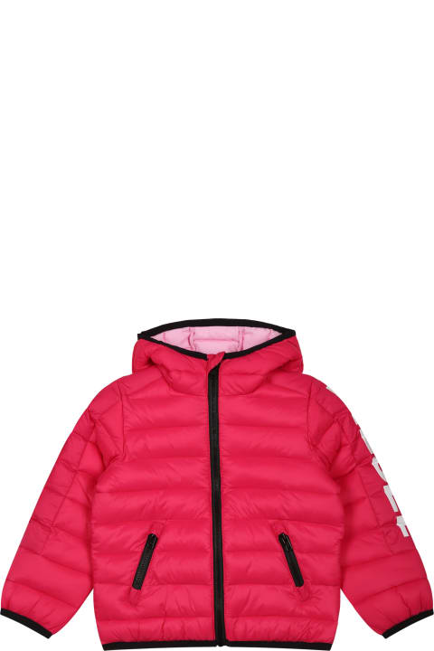 Diesel Coats & Jackets for Baby Girls Diesel Fuchsia Down Jacket For Baby Girl