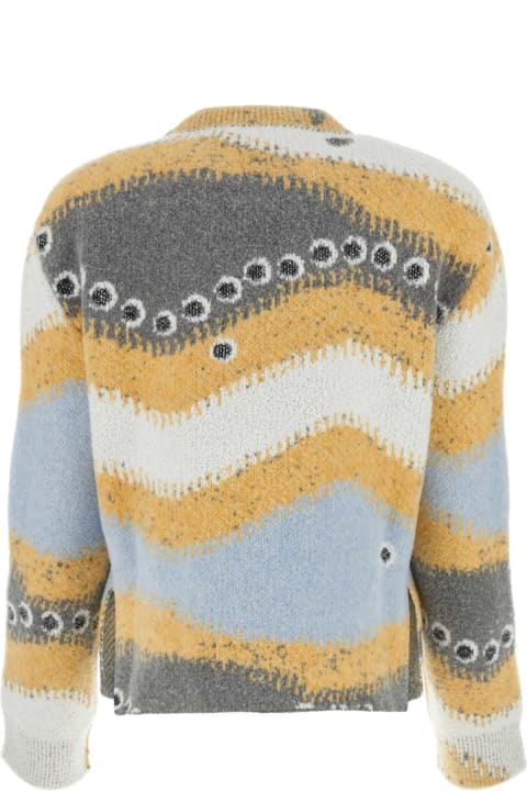 ウィメンズ Loeweのニットウェア Loewe Multicolor Stretch Wool Blend Sweater