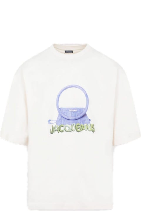 Jacquemus Topwear for Women Jacquemus Graphic Printed Crewneck T-shirt