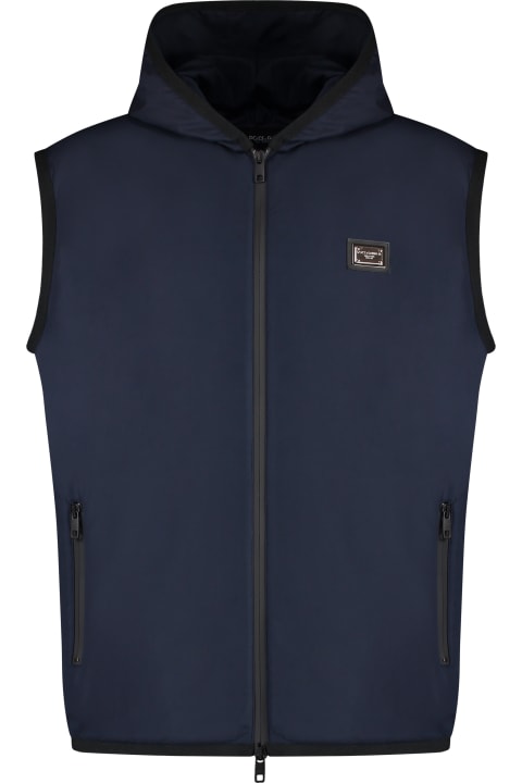 Dolce & Gabbana Coats & Jackets for Men Dolce & Gabbana Sporty Vest With Zipper